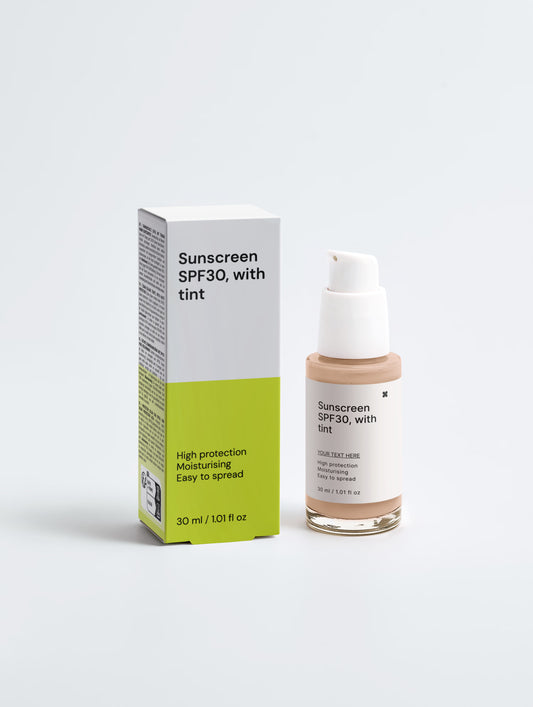 Sunscreen SPF30, with tint